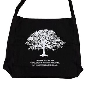 she rescue home ~It’s not okay projects ~ black canvas crossbody bag  ~ NWT